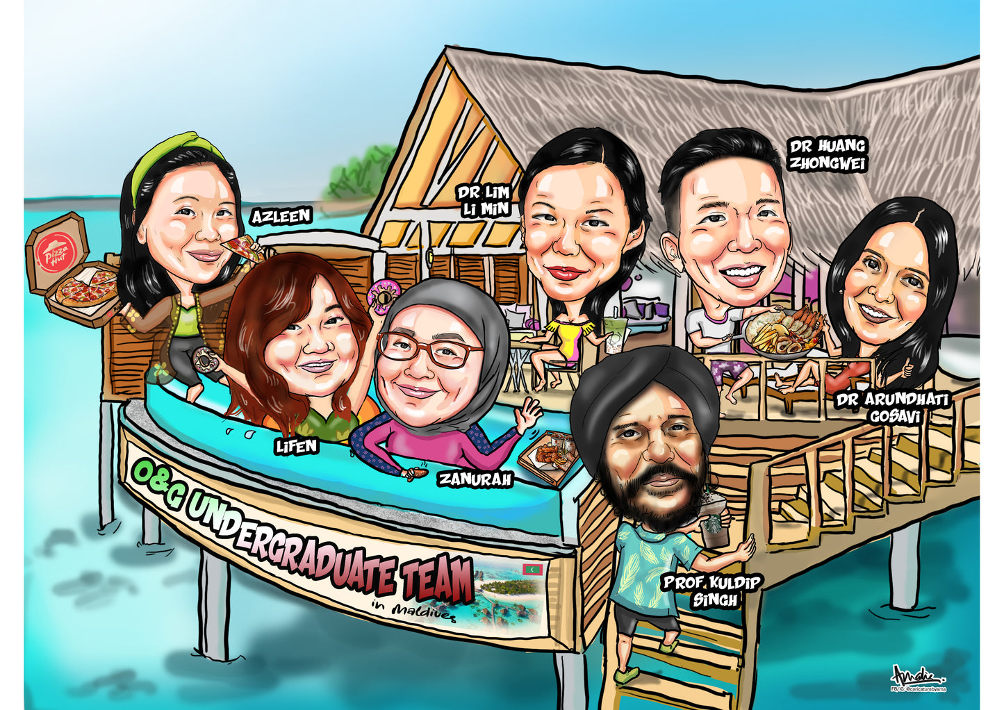 Personalised CaricaturebyAMA