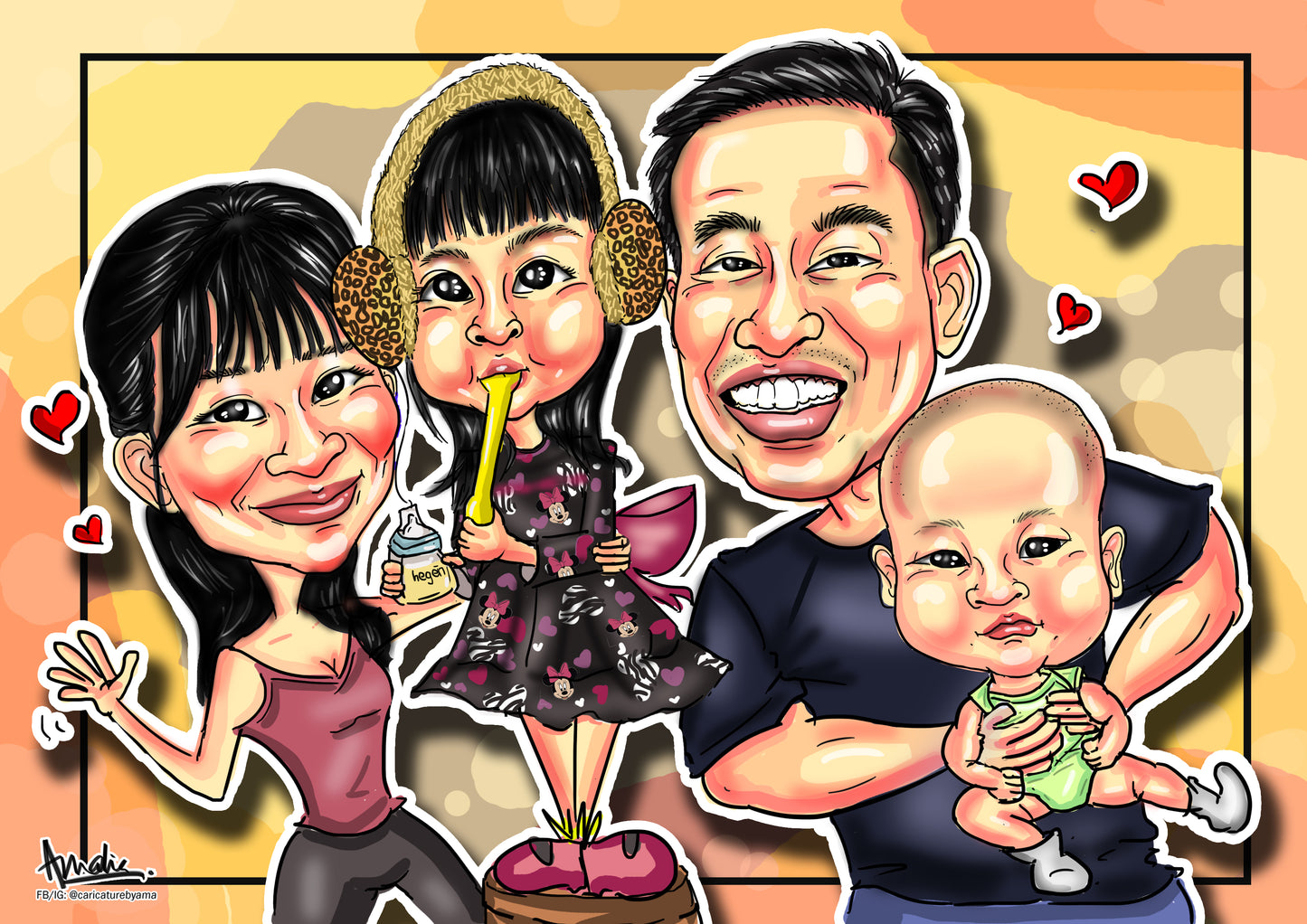 Personalised CaricaturebyAMA