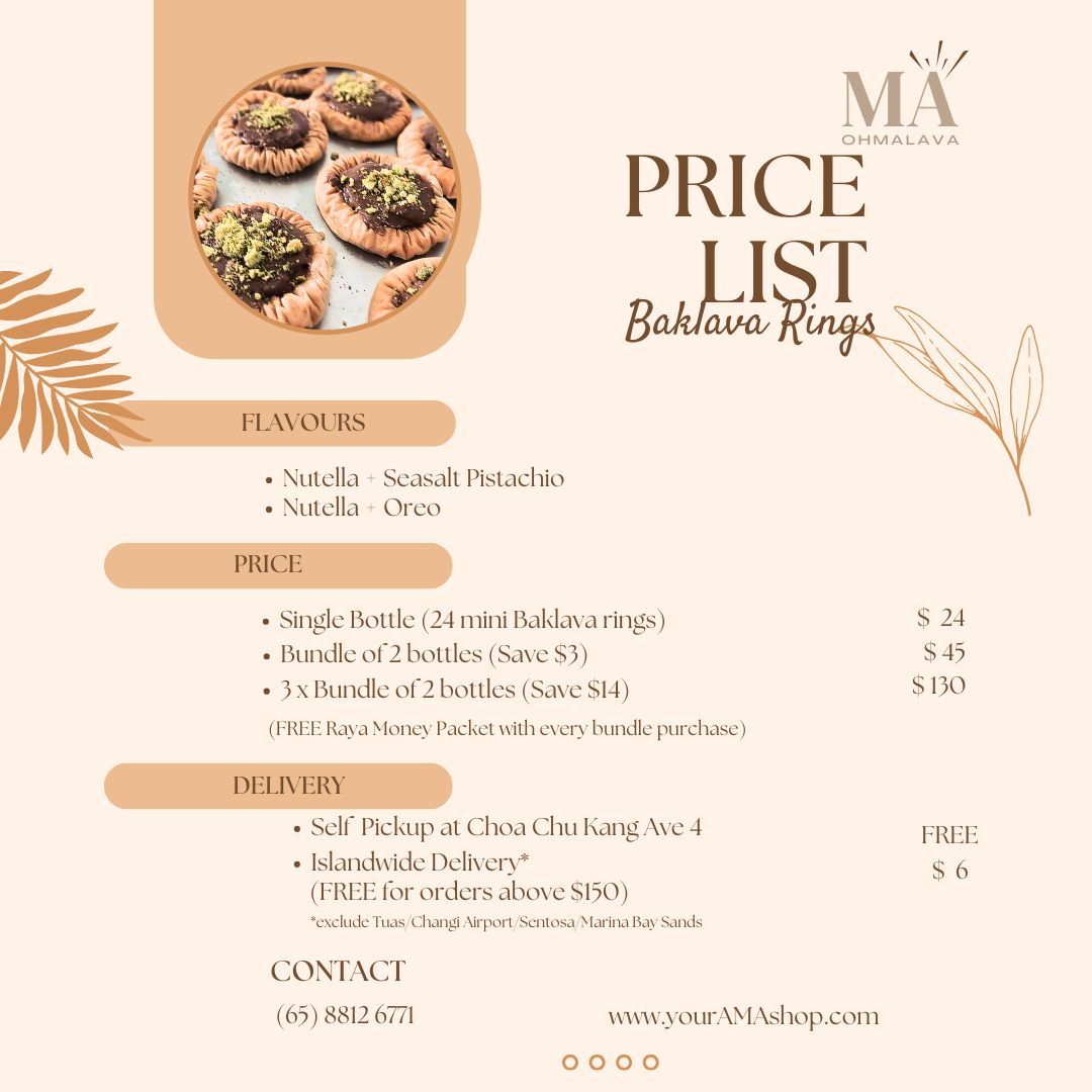 [RAYA 2026 PRE-ORDER] Baklava Rings