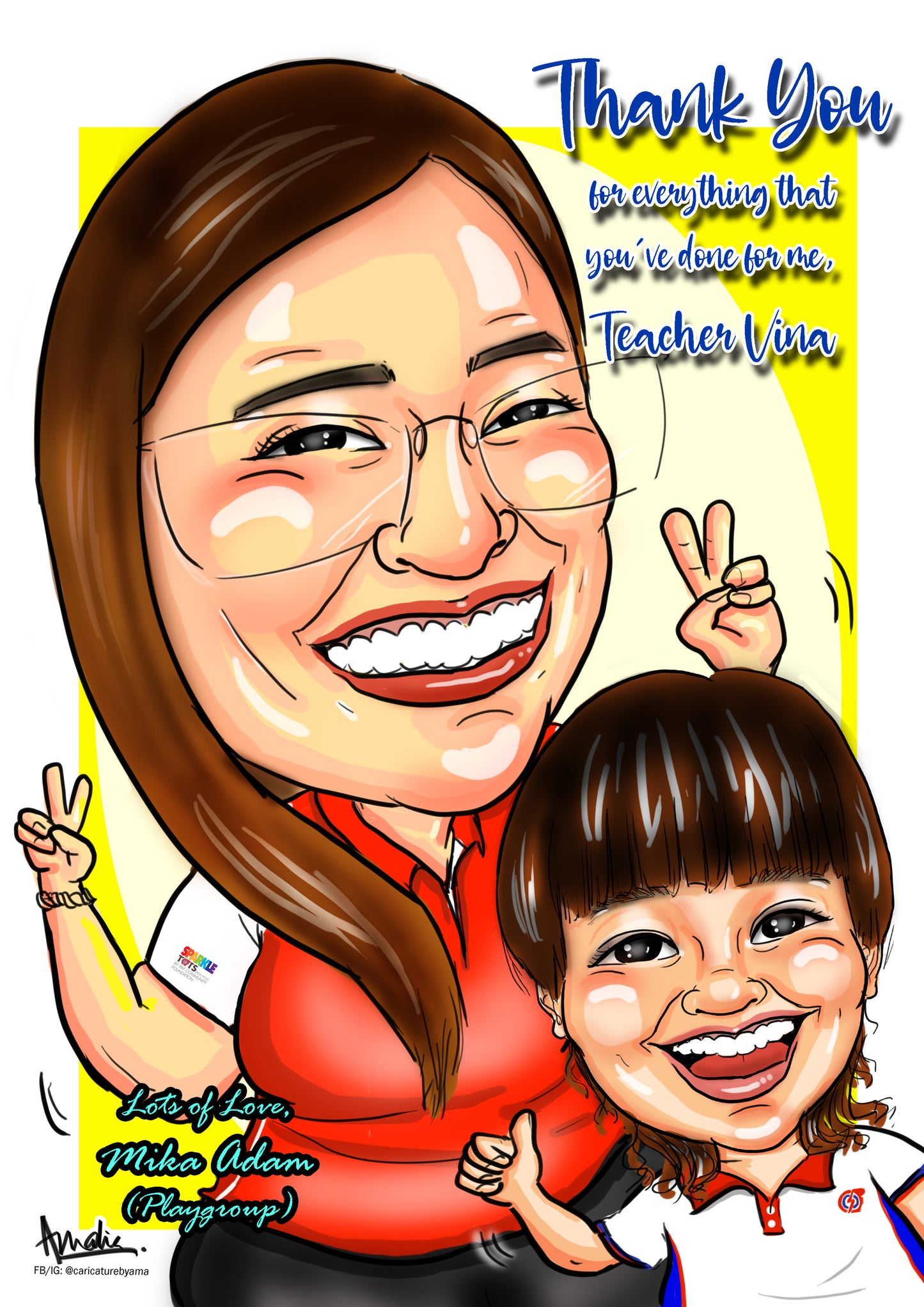 Personalised CaricaturebyAMA